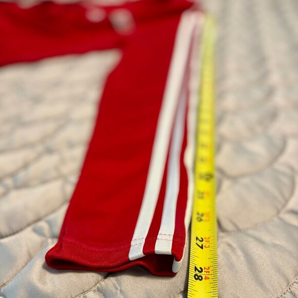 Adidas Climalite Long Sleeve Red Track Jacket Men L with custom CESA logo - Picture 9 of 11